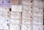 1821-1960, Lot de centaines de lettres allant de la