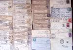 1821-1960, Lot de centaines de lettres allant de la
