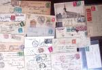 1821-1960, Lot de centaines de lettres allant de la