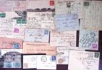 1821-1960, Lot de centaines de lettres allant de la