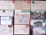 1821-1960, Lot de centaines de lettres allant de la