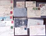 1821-1960, Lot de centaines de lettres allant de la