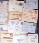 1821-1960, Lot de centaines de lettres allant de la