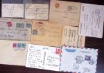 1821-1960, Lot de centaines de lettres allant de la