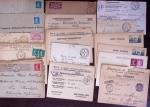 1821-1960, Lot de centaines de lettres allant de la