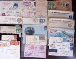 1821-1960, Lot de centaines de lettres allant de la
