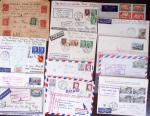 1821-1960, Lot de centaines de lettres allant de la