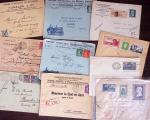 1821-1960, Lot de centaines de lettres allant de la