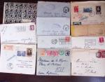 1821-1960, Lot de centaines de lettres allant de la