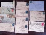 1821-1960, Lot de centaines de lettres allant de la