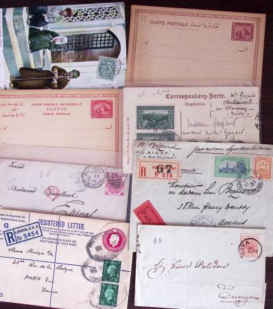 1821-1960, Lot de centaines de lettres allant de la