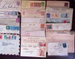 1821-1960, Lot de centaines de lettres allant de la