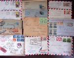 1821-1960, Lot de centaines de lettres allant de la