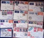 1821-1960, Lot de centaines de lettres allant de la