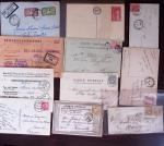 1821-1960, Lot de centaines de lettres allant de la