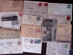 1821-1960, Lot de centaines de lettres allant de la