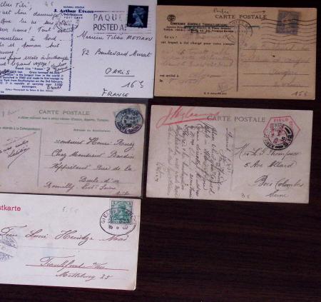 1821-1960, Lot de centaines de lettres allant de la