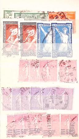 1849-1930 OBLITERATIONS, ensemble spécialisé dans 11