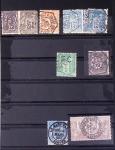 1849-1930 OBLITERATIONS, ensemble spécialisé dans 11