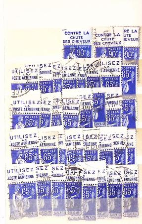 1849-1930 OBLITERATIONS, ensemble spécialisé dans 11