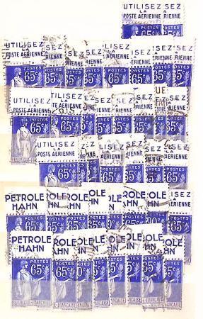 1849-1930 OBLITERATIONS, ensemble spécialisé dans 11