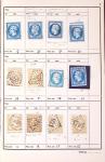 1849-1930 OBLITERATIONS, ensemble spécialisé dans 11