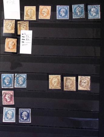 1849-1930 OBLITERATIONS, ensemble spécialisé dans 11