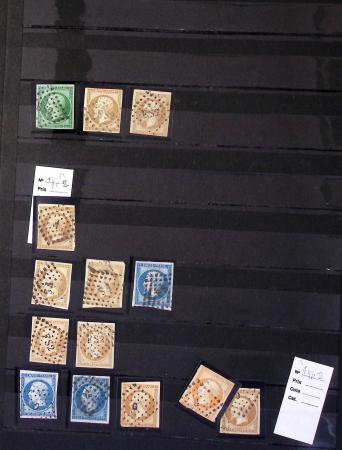 1849-1930 OBLITERATIONS, ensemble spécialisé dans 11