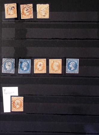 1849-1930 OBLITERATIONS, ensemble spécialisé dans 11