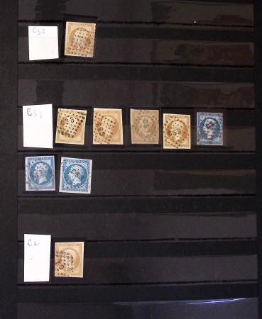 1849-1930 OBLITERATIONS, ensemble spécialisé dans 11