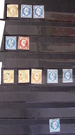 1849-1930 OBLITERATIONS, ensemble spécialisé dans 11