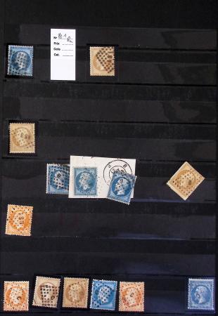 1849-1930 OBLITERATIONS, ensemble spécialisé dans 11