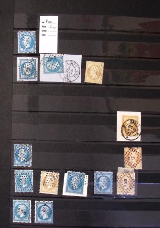 1849-1930 OBLITERATIONS, ensemble spécialisé dans 11