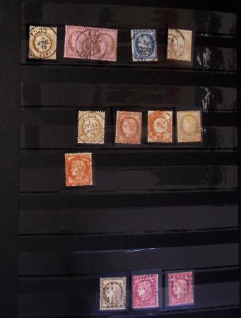 1849-1930 OBLITERATIONS, ensemble spécialisé dans 11