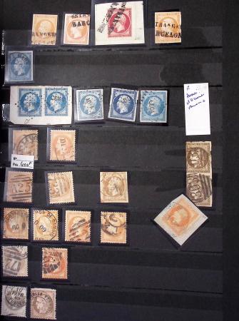 1849-1930 OBLITERATIONS, ensemble spécialisé dans 11