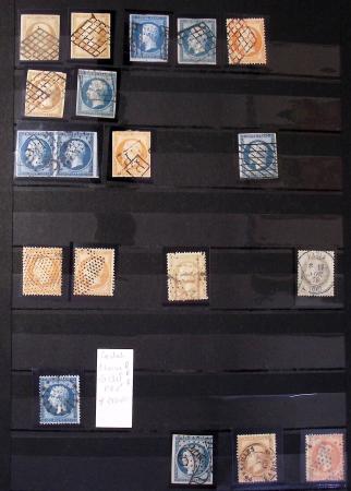 1849-1930 OBLITERATIONS, ensemble spécialisé dans 11