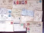 1830-1920, Lot de centaines de lettres avec une prédominance