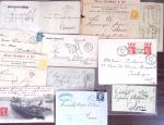 1830-1920, Lot de centaines de lettres avec une prédominance