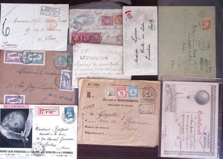1830-1920, Lot de centaines de lettres avec une prédominance