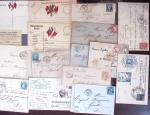 1830-1920, Lot de centaines de lettres avec une prédominance