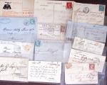 1830-1920, Lot de centaines de lettres avec une prédominance