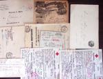 1830-1920, Lot de centaines de lettres avec une prédominance