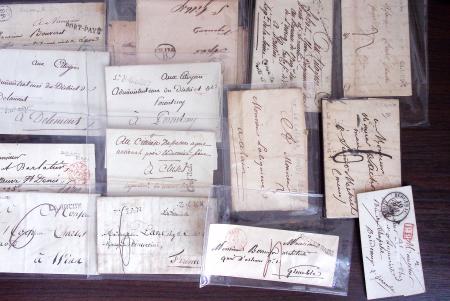 1830-1920, Lot de centaines de lettres avec une prédominance