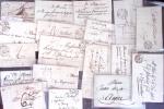 1830-1920, Lot de centaines de lettres avec une prédominance