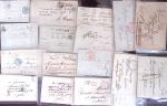 1830-1920, Lot de centaines de lettres avec une prédominance