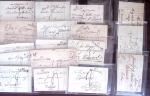 1830-1920, Lot de centaines de lettres avec une prédominance