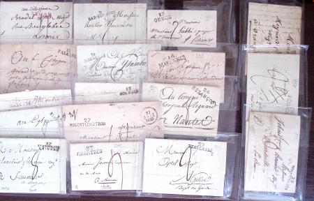 1830-1920, Lot de centaines de lettres avec une prédominance