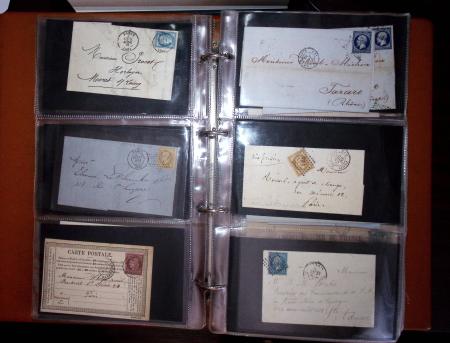 1772-1930, Ensemble de lettres en 13 classeurs de différentes