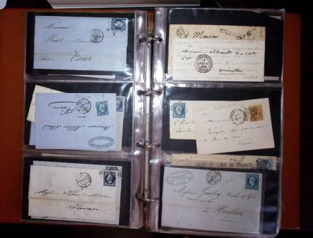 1772-1930, Ensemble de lettres en 13 classeurs de différentes