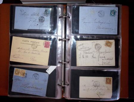 1772-1930, Ensemble de lettres en 13 classeurs de différentes